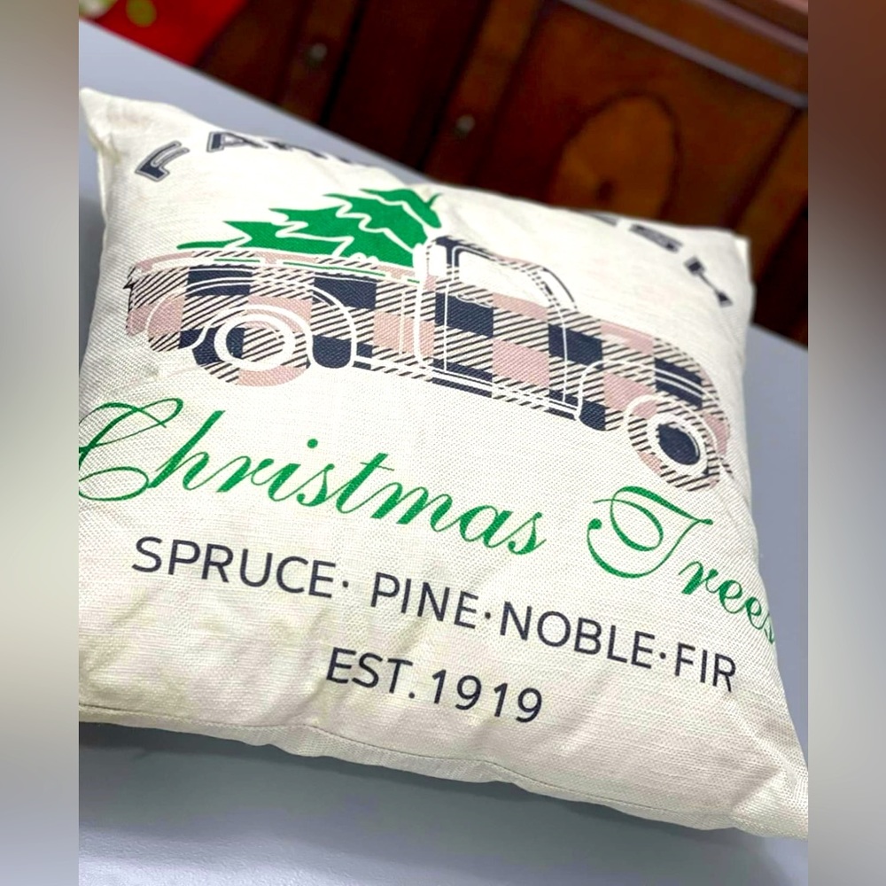 Christmas pillow - 16”x16”